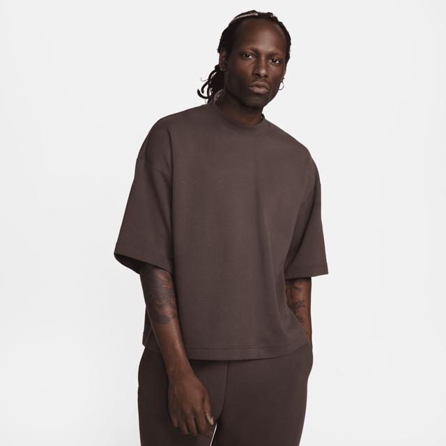 Men's Nike Sportswear Tech Fleece Reimagined Oversized Short-Sleeve Sweatshirt Product Image