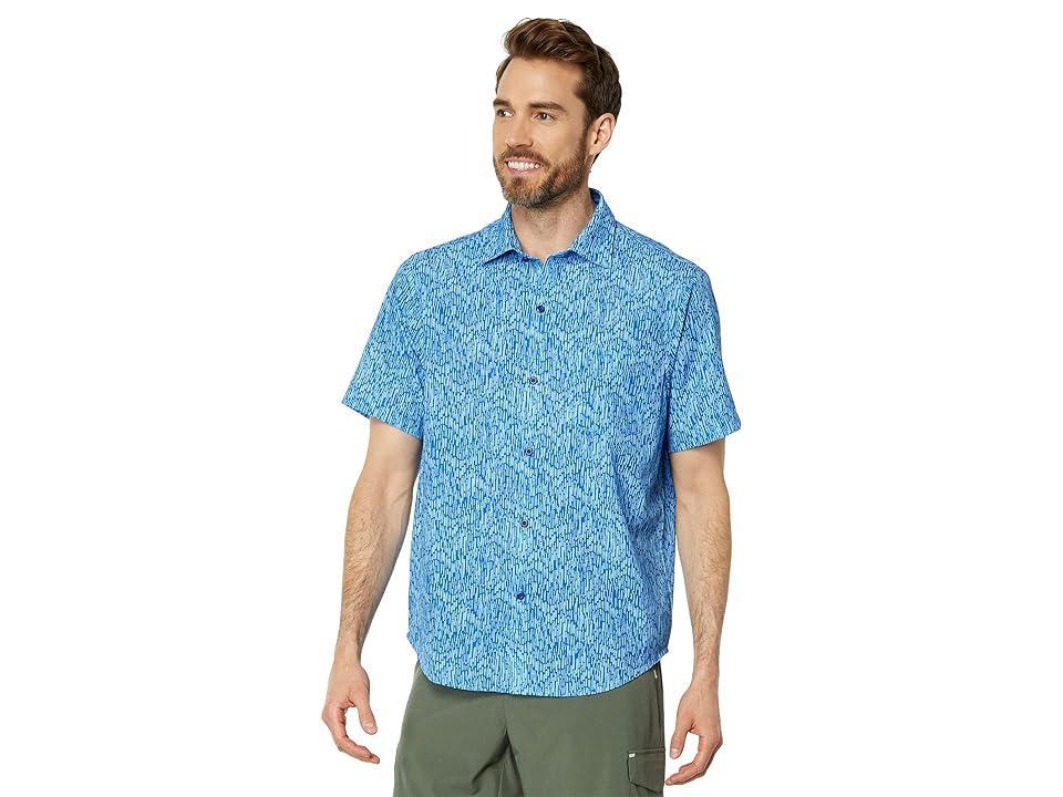 Tommy Bahama Bahama Coast Tiki Geo (Cobalt Sea) Men's Clothing Product Image