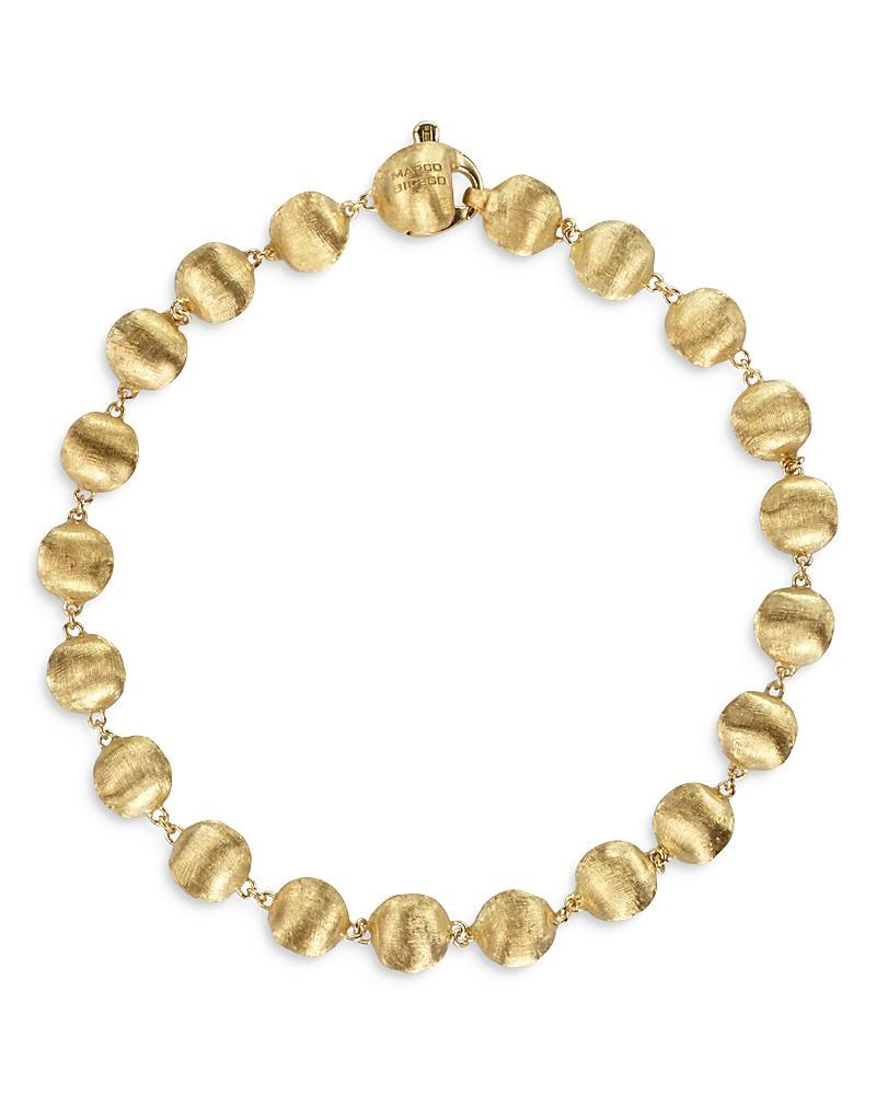 Womens Africa 18K Yellow Gold Beaded Bracelet Product Image