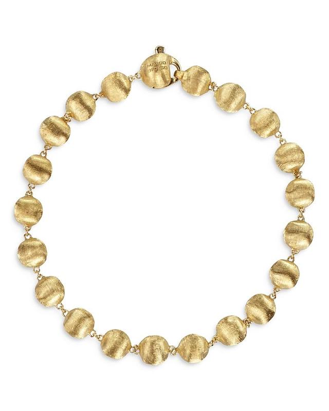 Womens Africa 18K Yellow Gold Beaded Bracelet Product Image