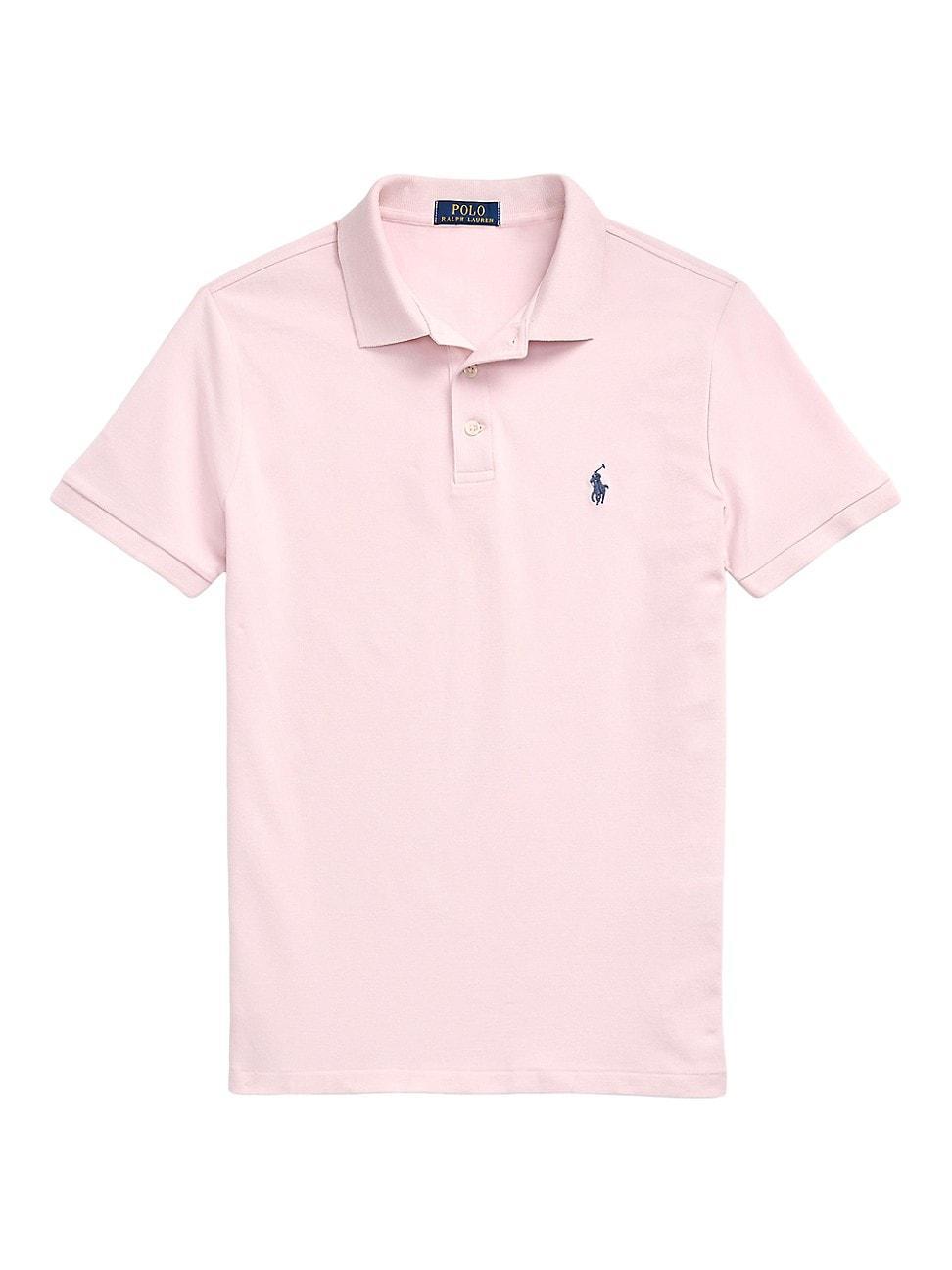 Mens Stretch Cotton-Blend Polo Shirt Product Image