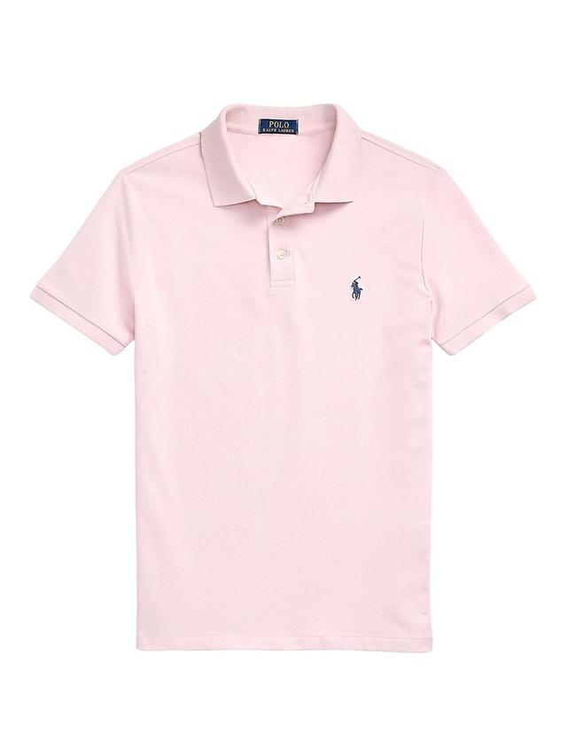 Mens Stretch Cotton-Blend Polo Shirt Product Image