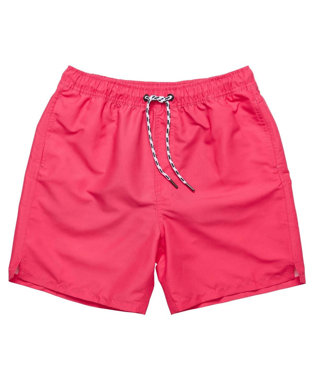 Mens Red Comfort Lined Swim Short Product Image