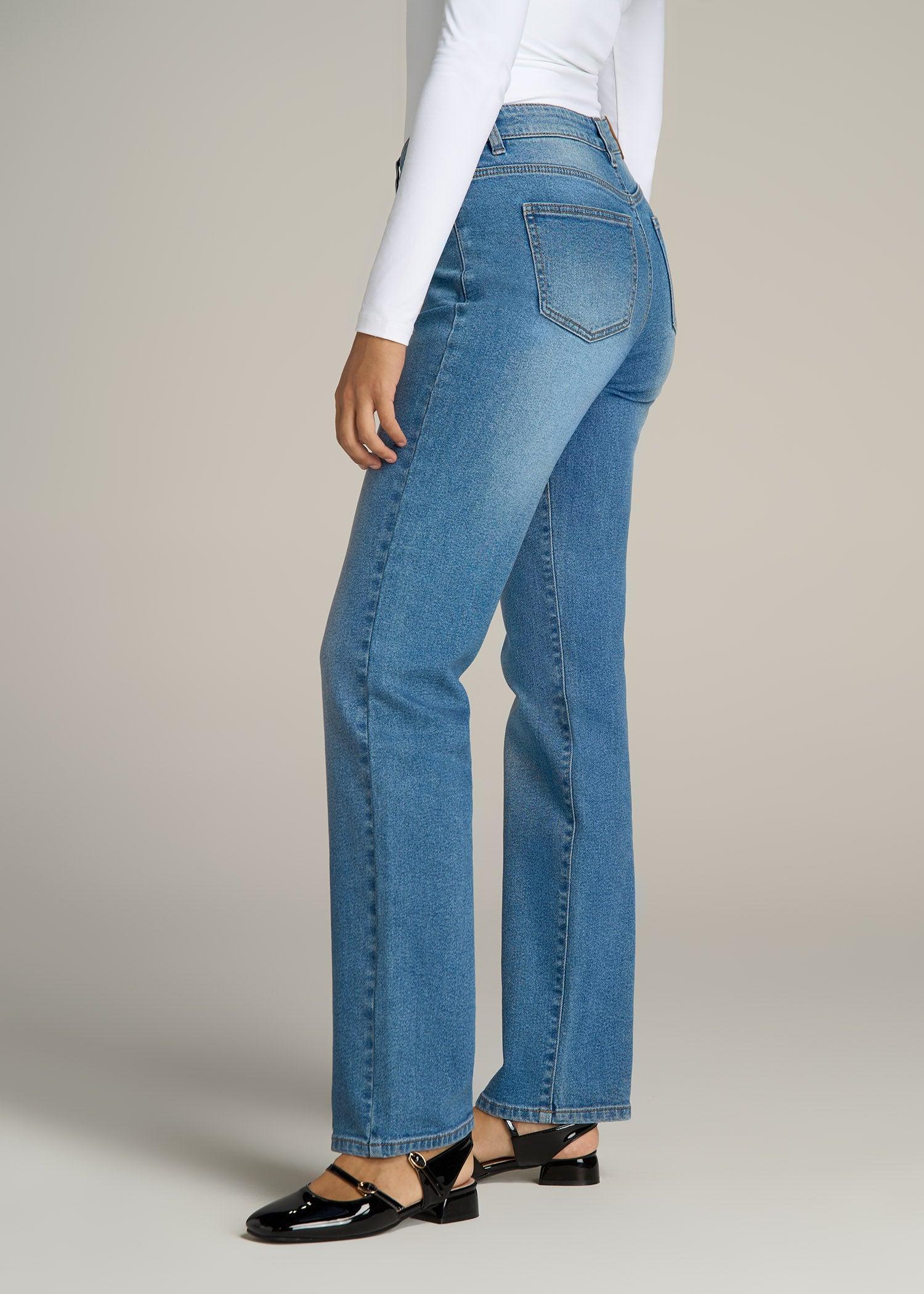 Harper High Rise Straight Stretch Tall Women's Jeans in Colorado Blue Female Product Image