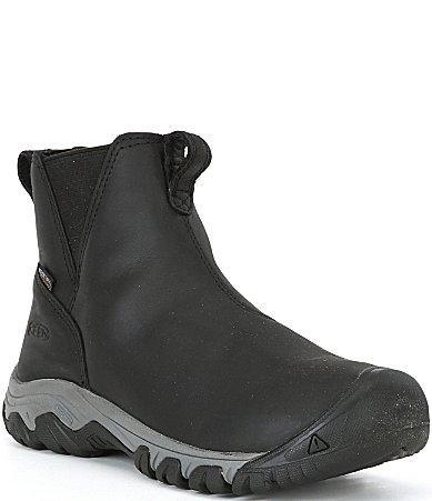 KEEN Greta Chelsea WP Steel Grey) Women's Shoes Product Image