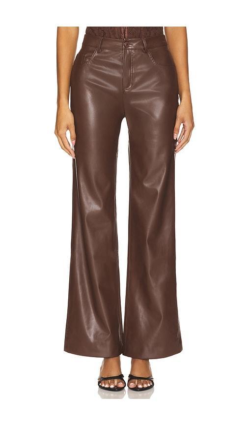 Zenobia Faux Leather Pant Product Image