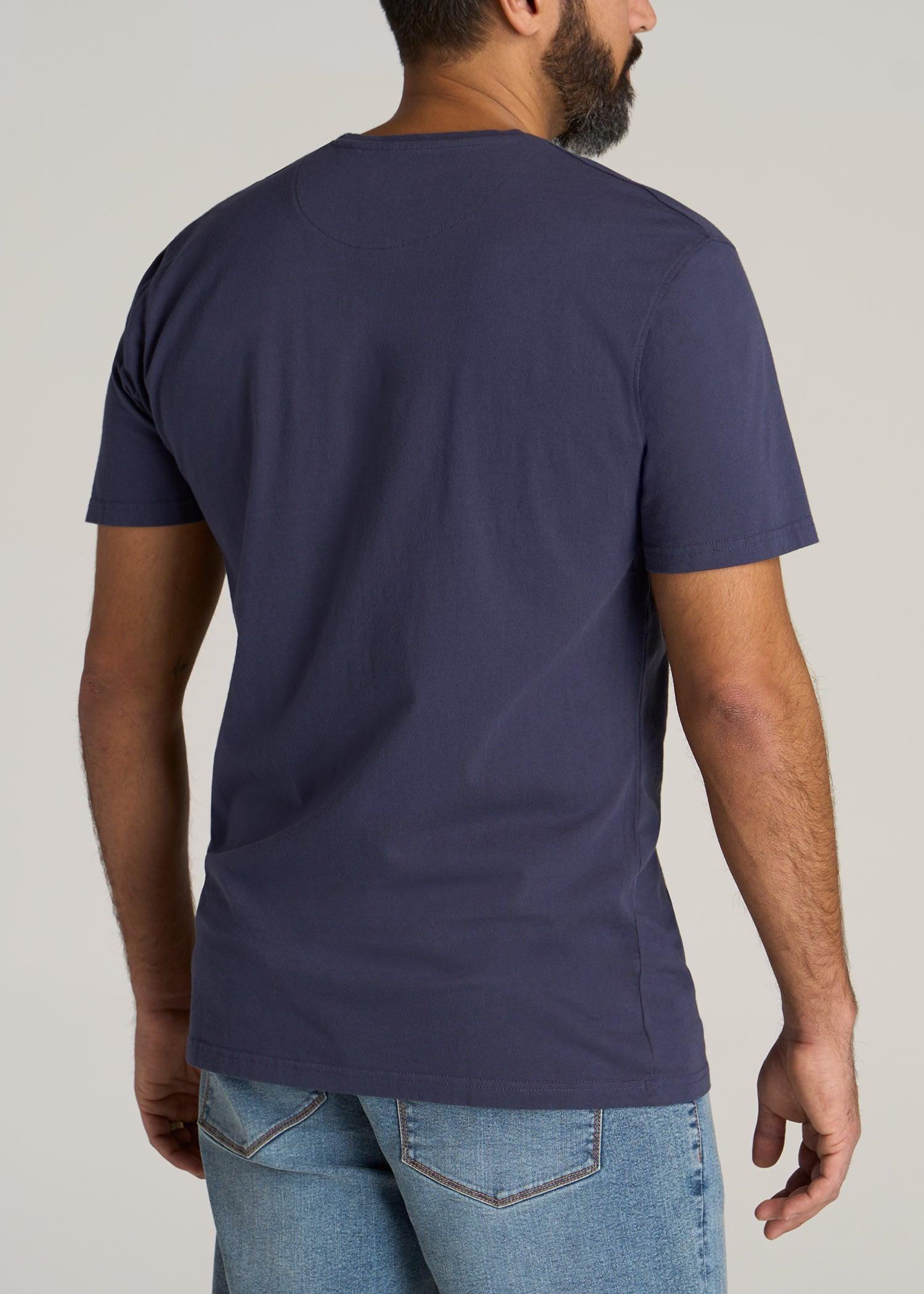 LJ&S Men's Tall REGULAR-FIT Crew Neck Tee in Weathered Navy Male Product Image