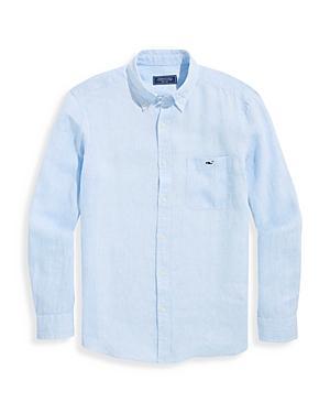 Vineyard Vines Solid Linen Shirt (Jake ) Men's Clothing Product Image