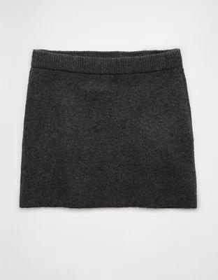 AE High-Waisted Sweater Mini Skirt Product Image