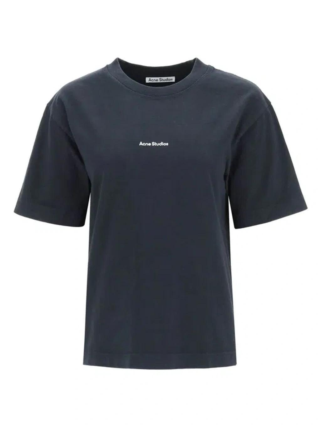 Logo-print Cotton T-shirt In Black Product Image