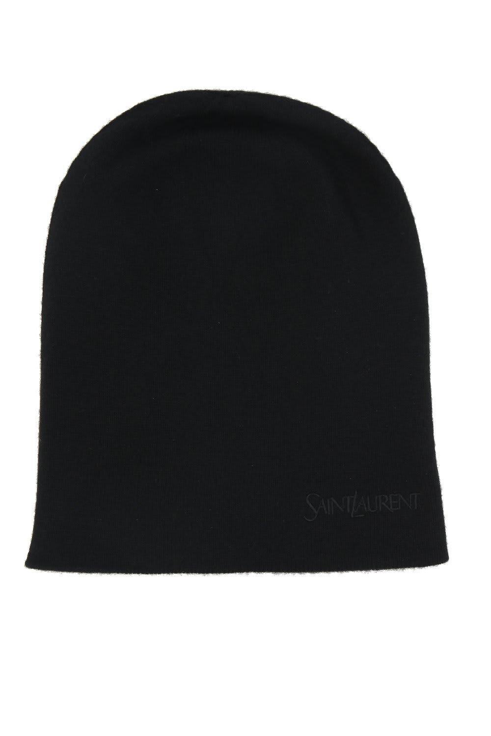 Logo Embroidered Beanie In Black Product Image