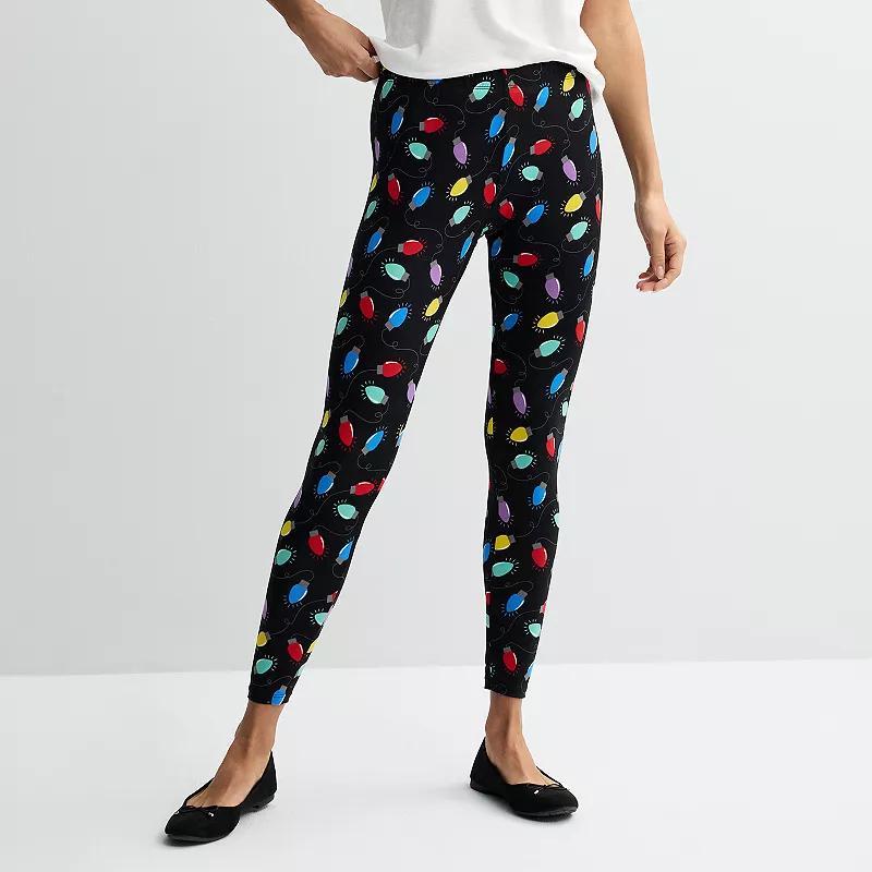 Womens Jollidays Graphic Leggings, Girls Product Image