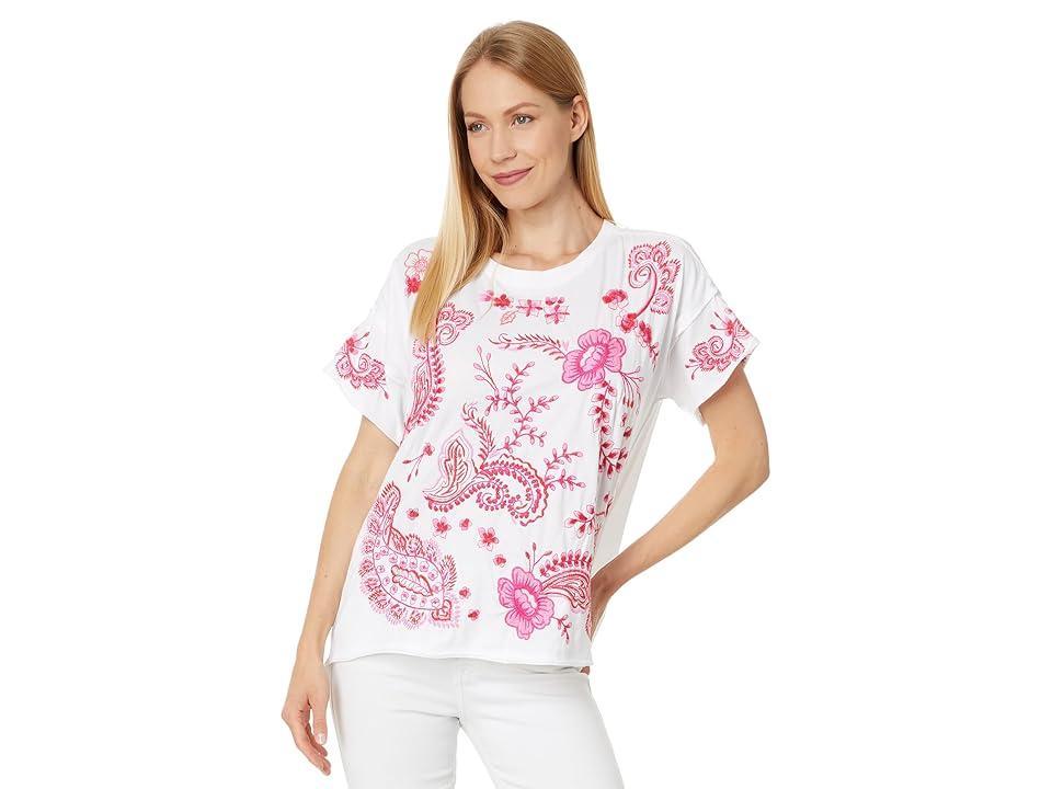 Womens Cassia Embroidered Swing T-Shirt Product Image