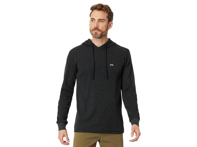 Billabong Keystone Long Sleeve Two-Tone Waffle-Knit Thermal Pullover Hoodie Product Image