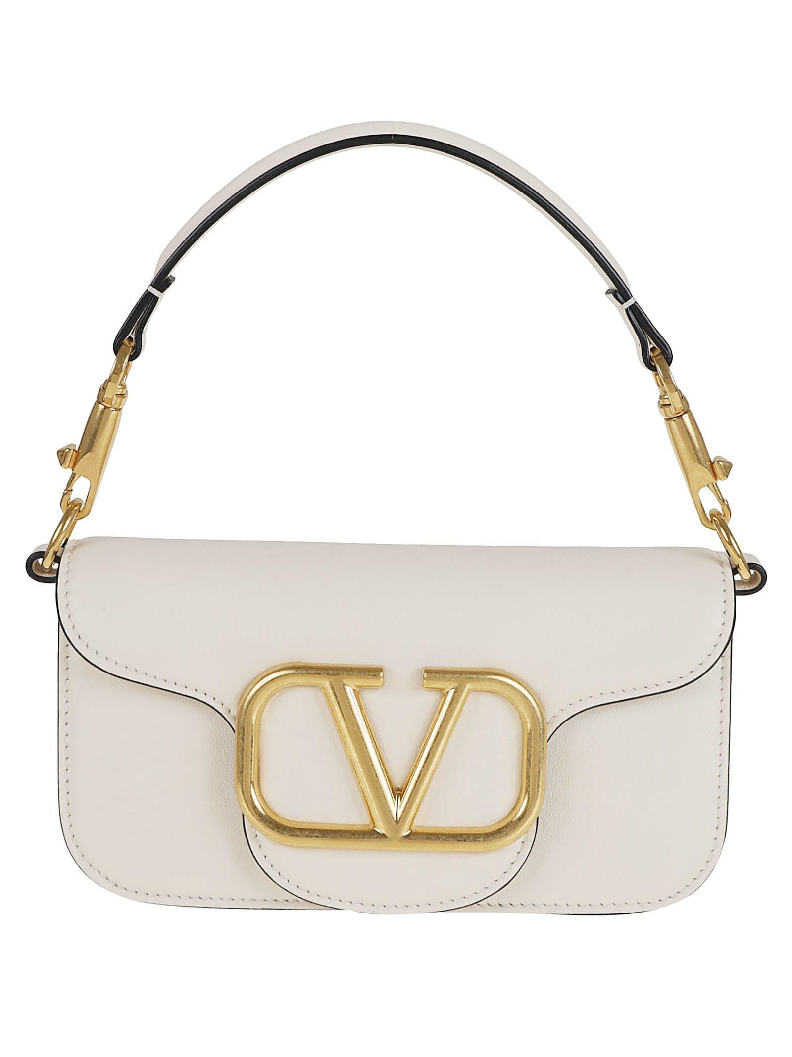 VALENTINO GARAVANI Small Cross-body Bag Loco' In Light Ivory Product Image