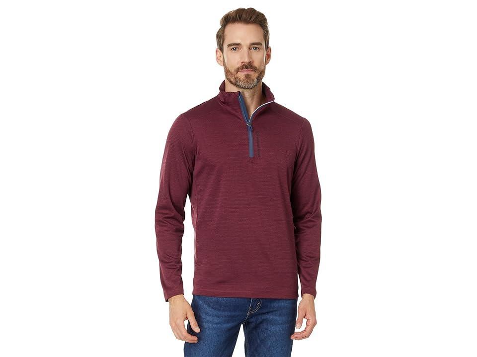 Vineyard Vines Sankaty Quarter-Zip (Crimson) Men's Sweatshirt Product Image