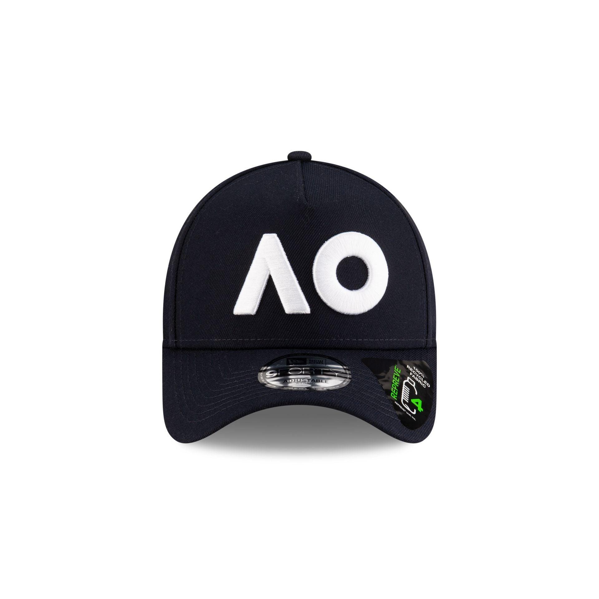 2025 Australian Open Navy 9FORTY A-Frame REPREVE® Adjustable Hat Male Product Image