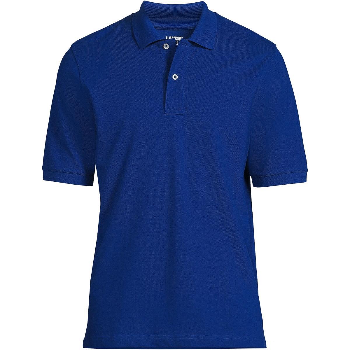 Lands End Mens Short Sleeve Comfort-First Mesh Polo Shirt Product Image