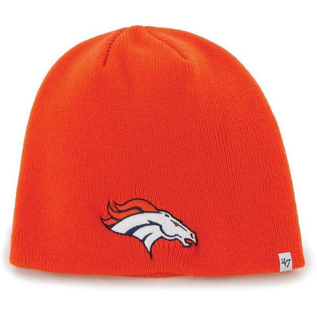 Mens Orange Denver Broncos Secondary Logo Knit Beanie Product Image