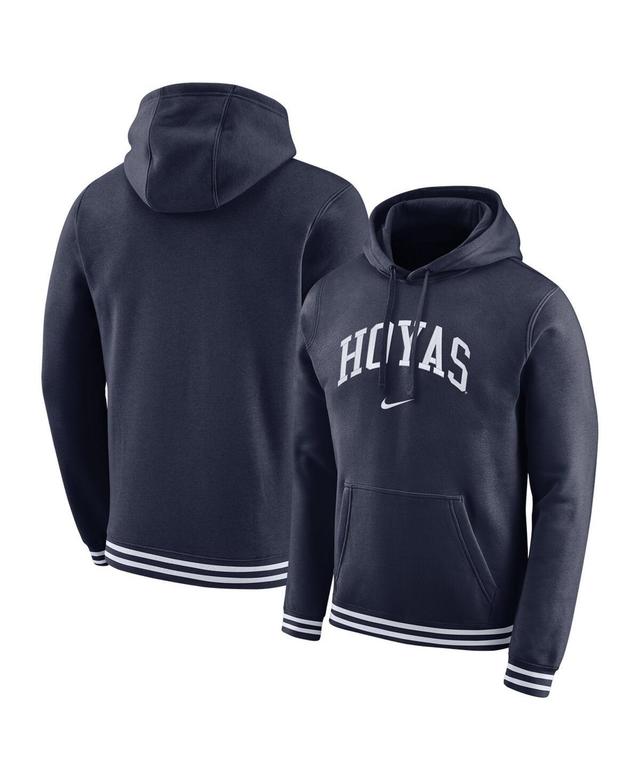 Mens Nike Navy Georgetown Hoyas Sketch Retro Pullover Hoodie Product Image