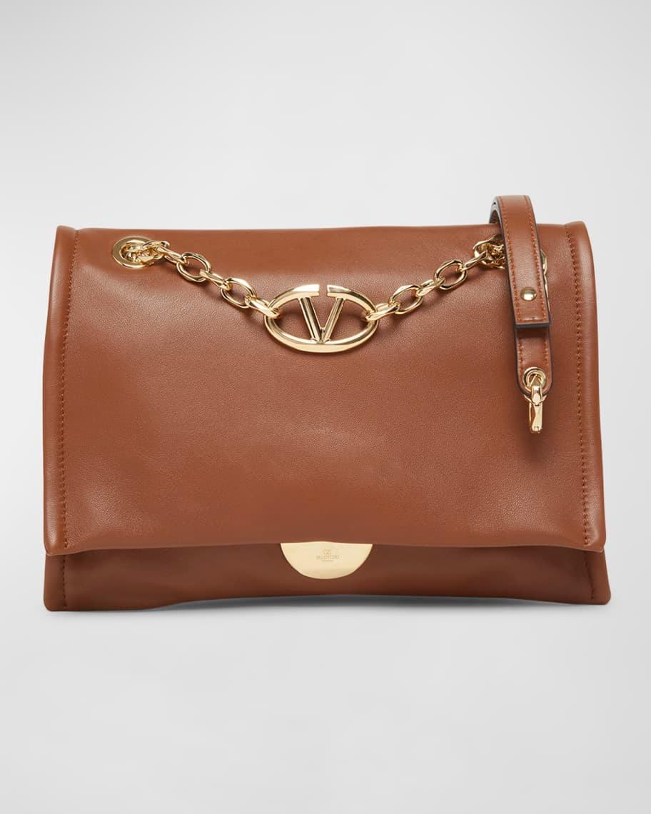 VLOGO Flap Leather Chain Shoulder Bag Product Image