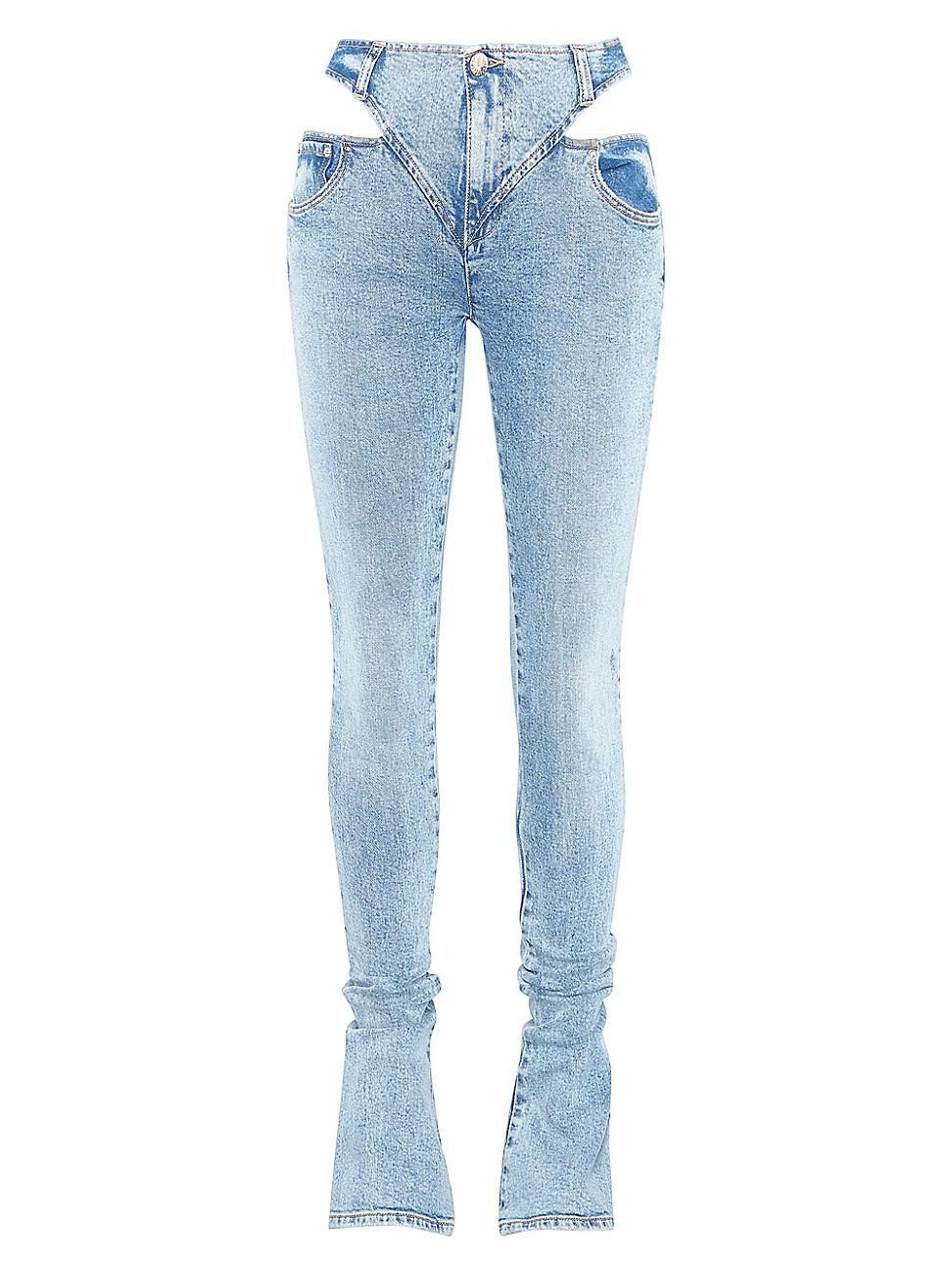 retrofete Britney Jean in Blue. - size 30 (also in 23, 24, 25, 26, 27, 28, 29) Product Image