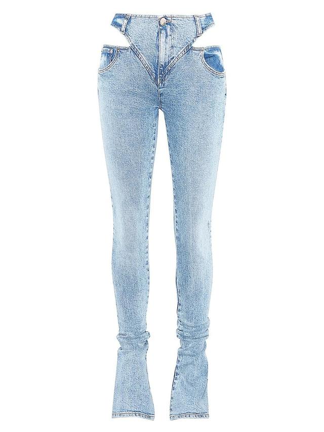 retrofete Britney Jean in Blue. - size 30 (also in 23, 24, 25, 26, 27, 28, 29) Product Image