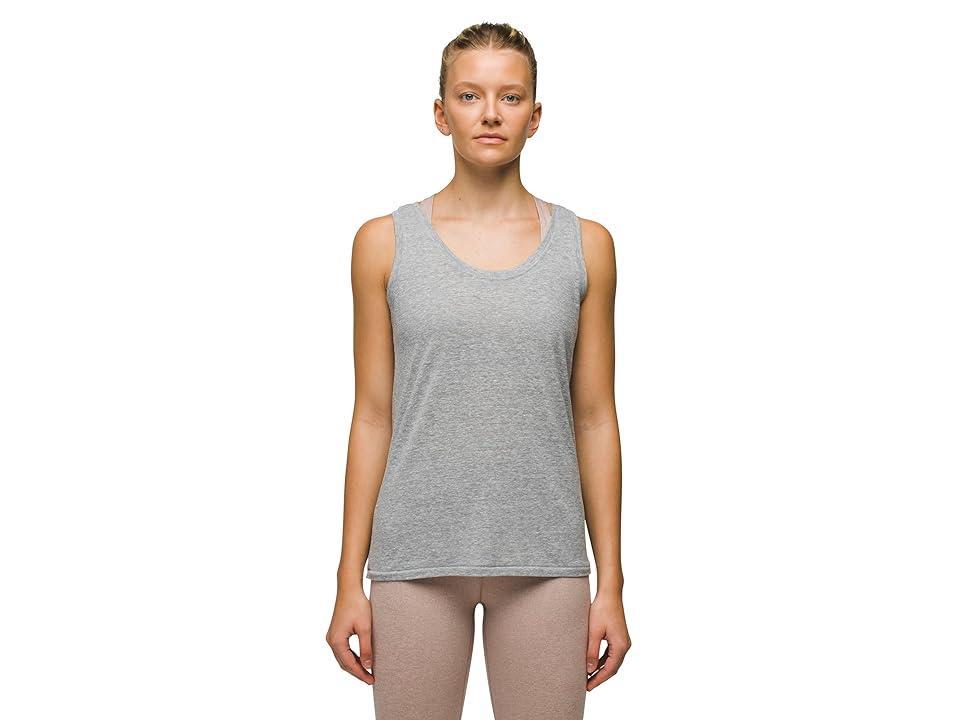 Prana Cozy Up Tank (Heather Grey) Women's Clothing Product Image