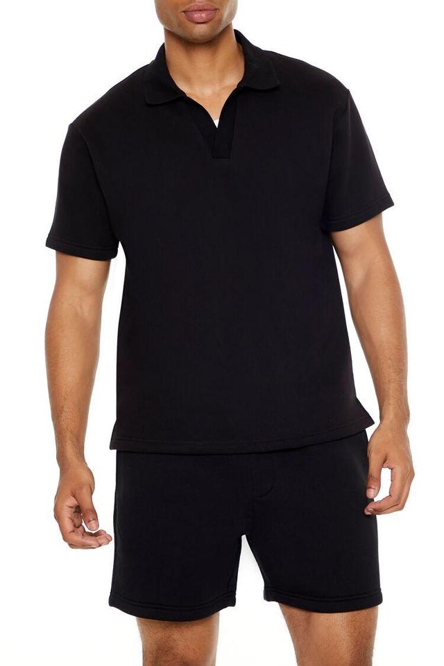 Cotton-Blend Polo Shirt | Forever 21 Product Image