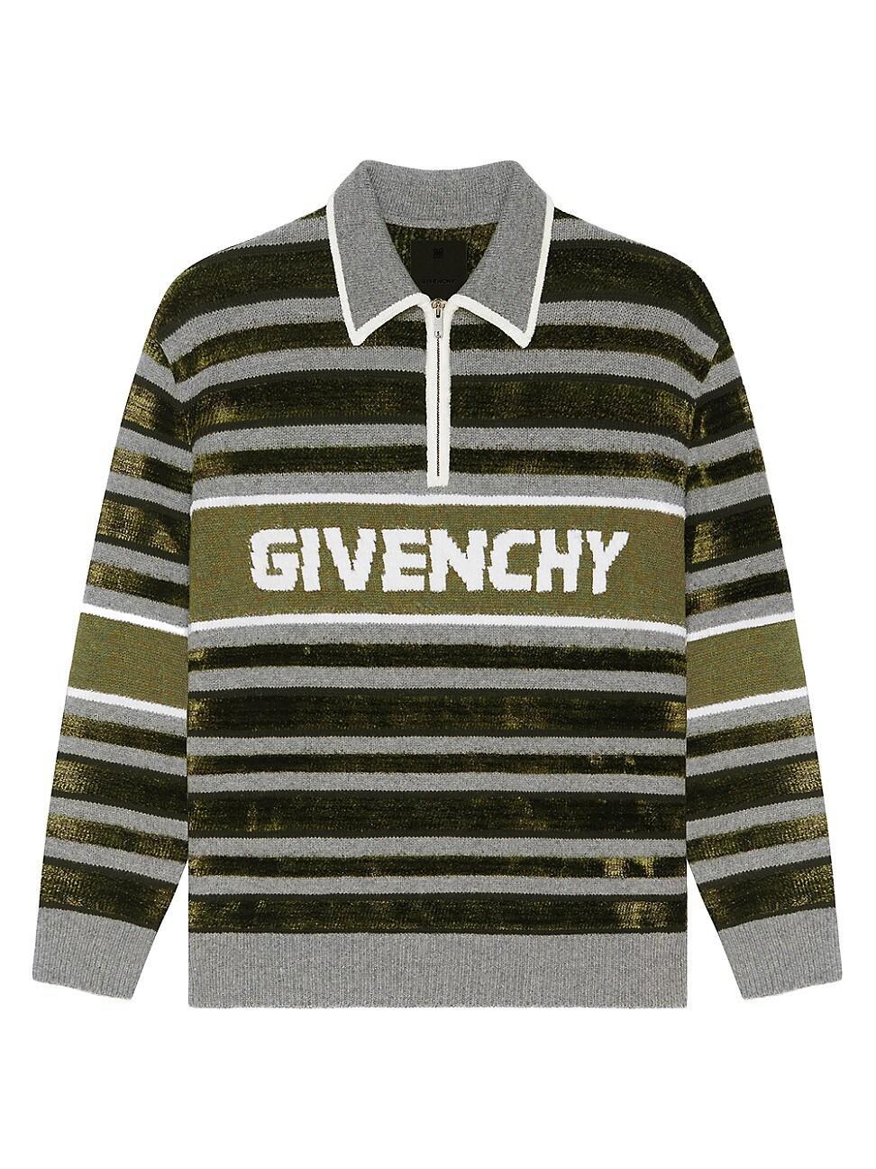 Mens Sweater In Wool With Stripes Product Image