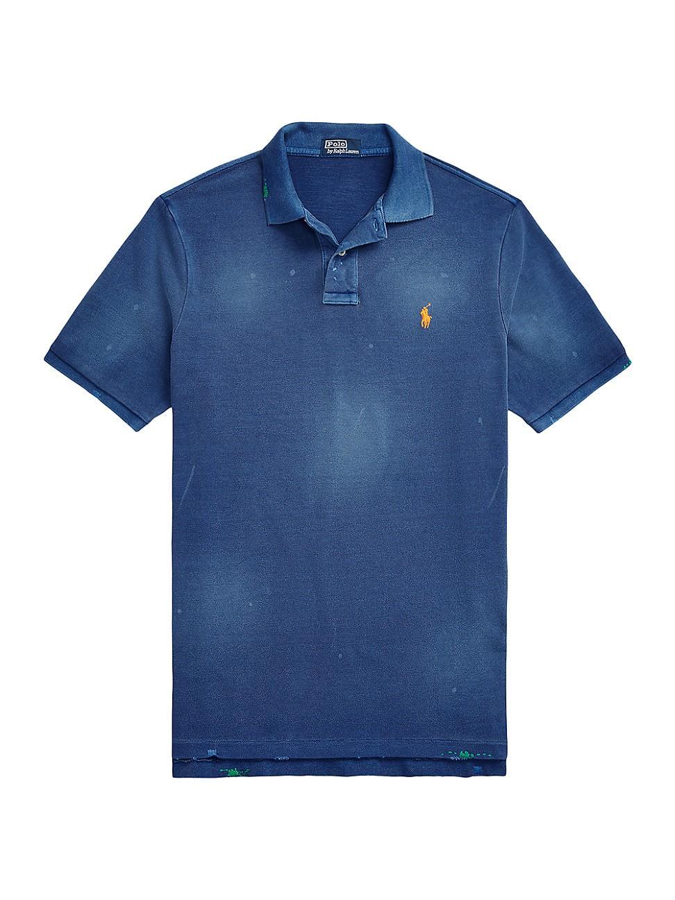 Mens Cotton Polo Shirt Product Image