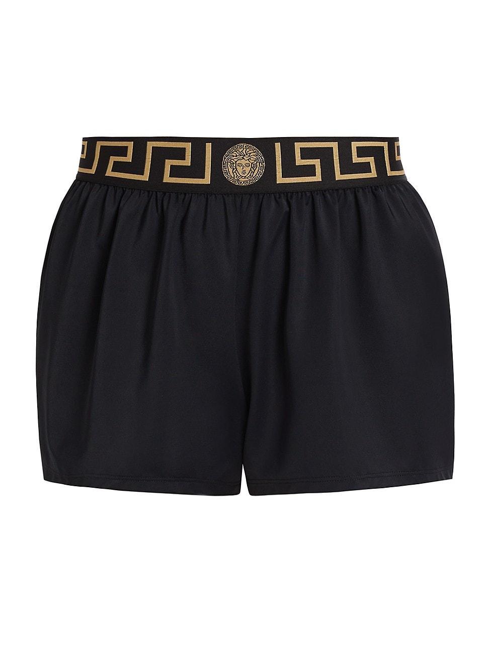 Womens Greek Key Medusa Swim Shorts Product Image