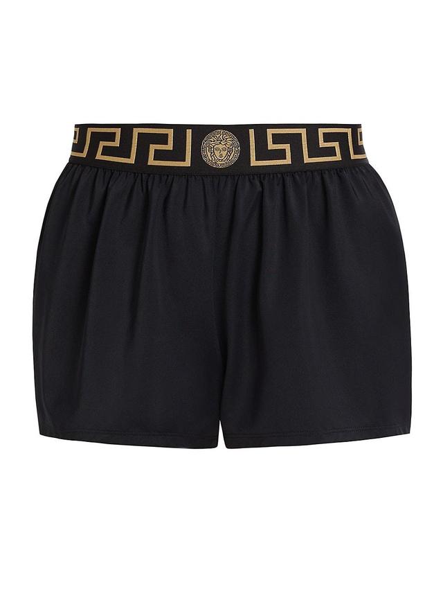 Womens Greek Key Medusa Swim Shorts Product Image