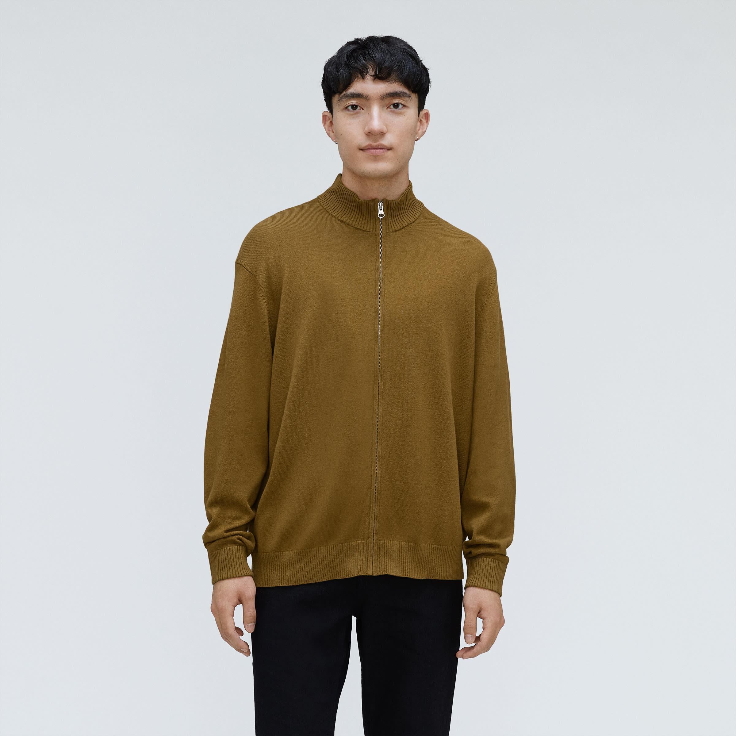 The No-Sweat Full Zip Sweater Product Image