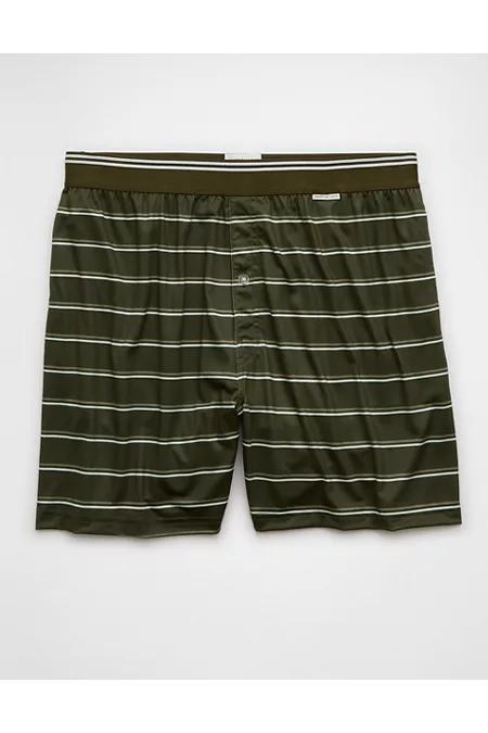 AEO Mens Striped Ultra Soft Pocket Boxer Short Men's Product Image