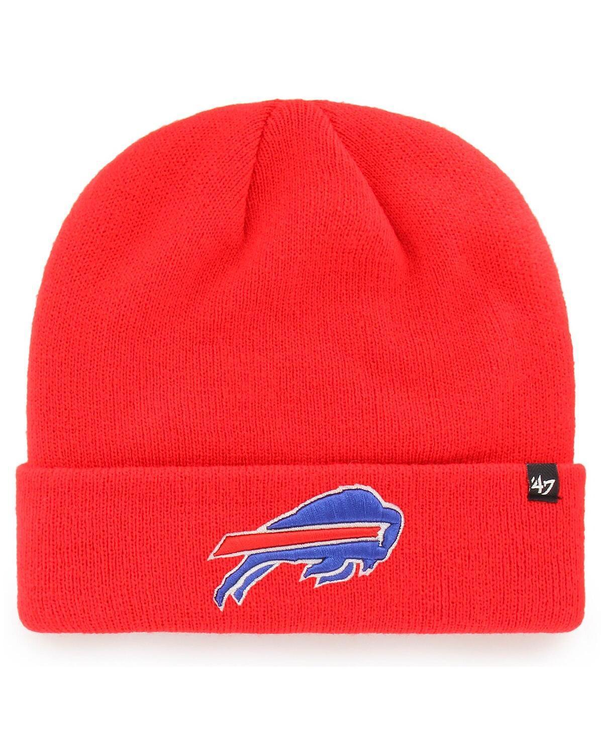 Mens Red Buffalo Bills Secondary Basic Cuffed Knit Hat Product Image