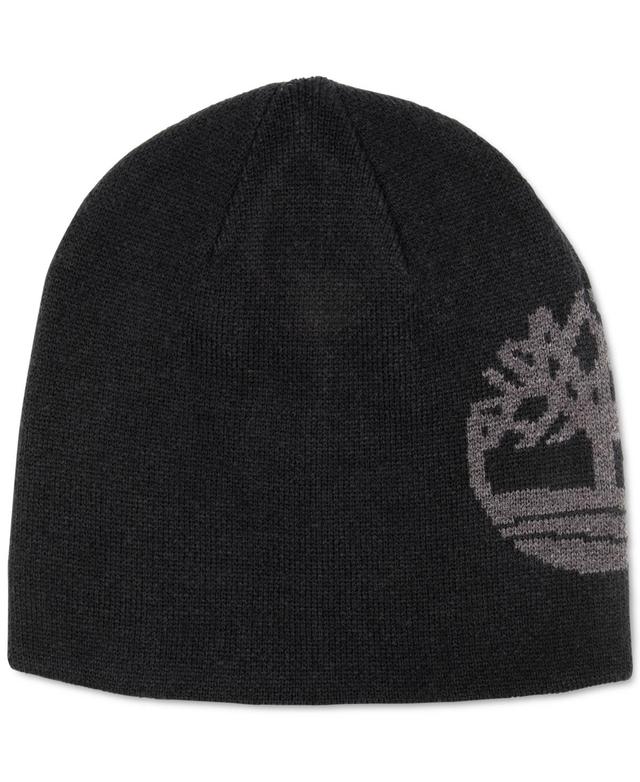 Timberland Mens 2-In-1 Reversible Logo Jacquard Beanie Product Image