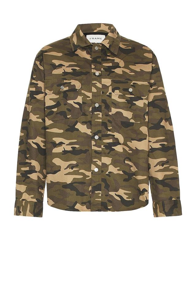 FRAME Camo Jacket Army. (also in ). Product Image