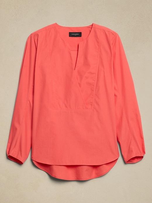 Poplin Bib Shirt Product Image