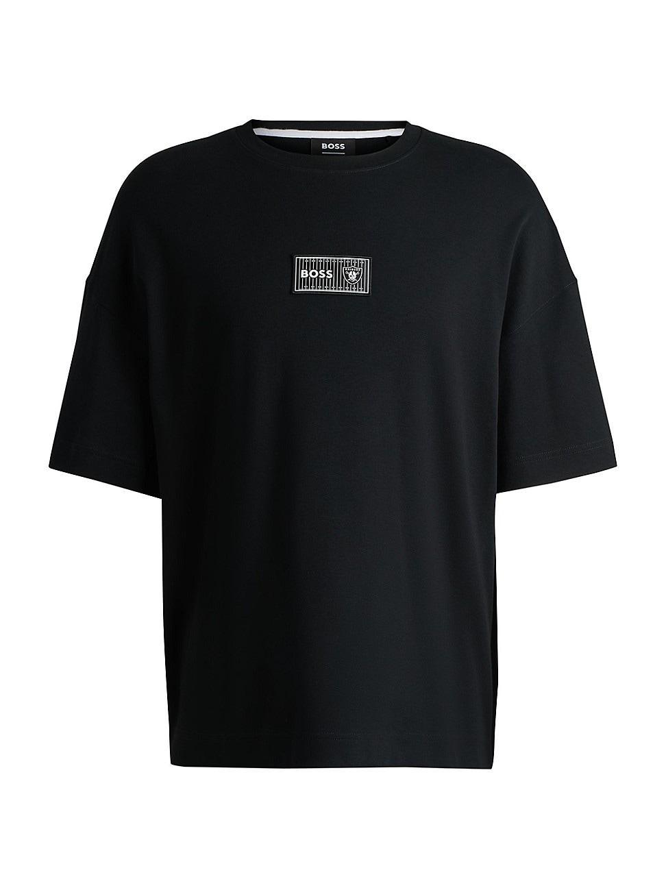 Mens BOSS x NFL Interlock-Cotton T-Shirt with Special Branding Product Image