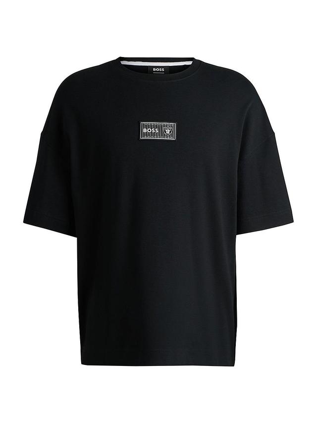 Mens BOSS x NFL Interlock-Cotton T-Shirt with Special Branding Product Image