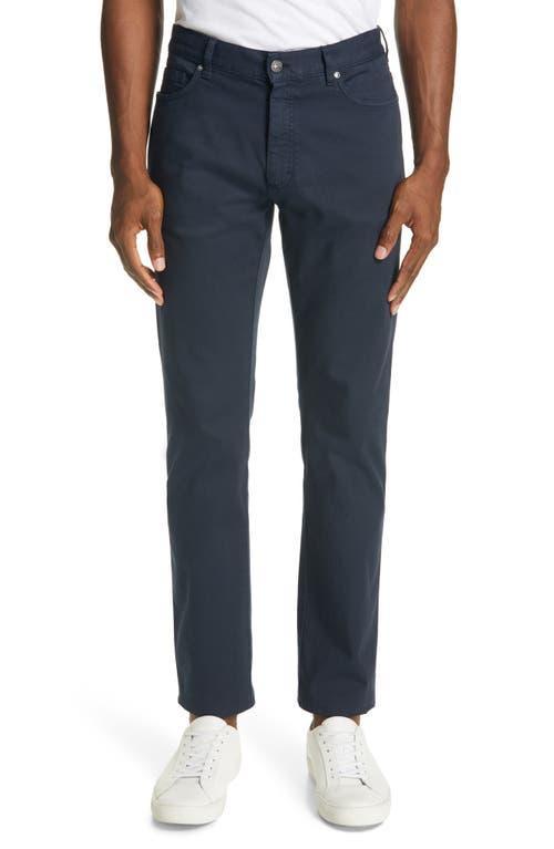 ZEGNA Classic Fit Stretch Cotton Five Pocket Pants Product Image