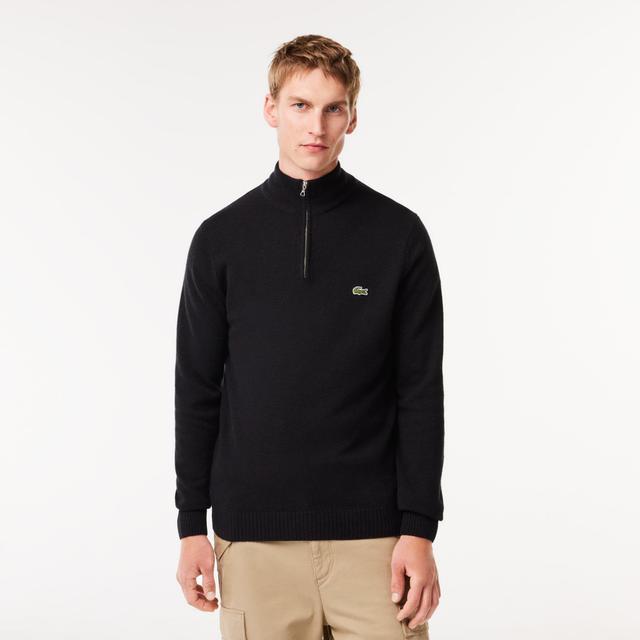 Men’s Half-Zip Wool Sweater Product Image