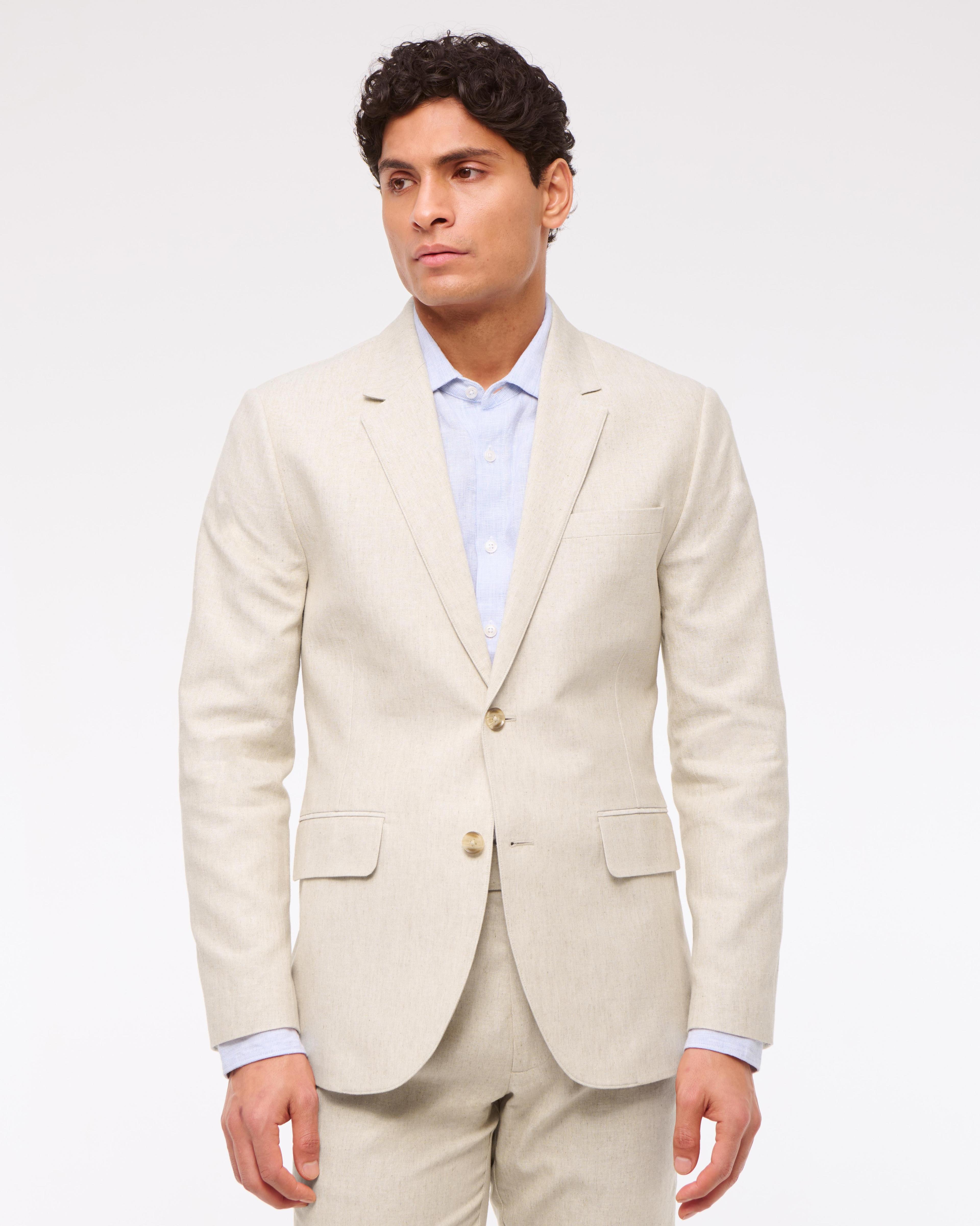 The A&F Collins Tailored Slim Blazer Product Image