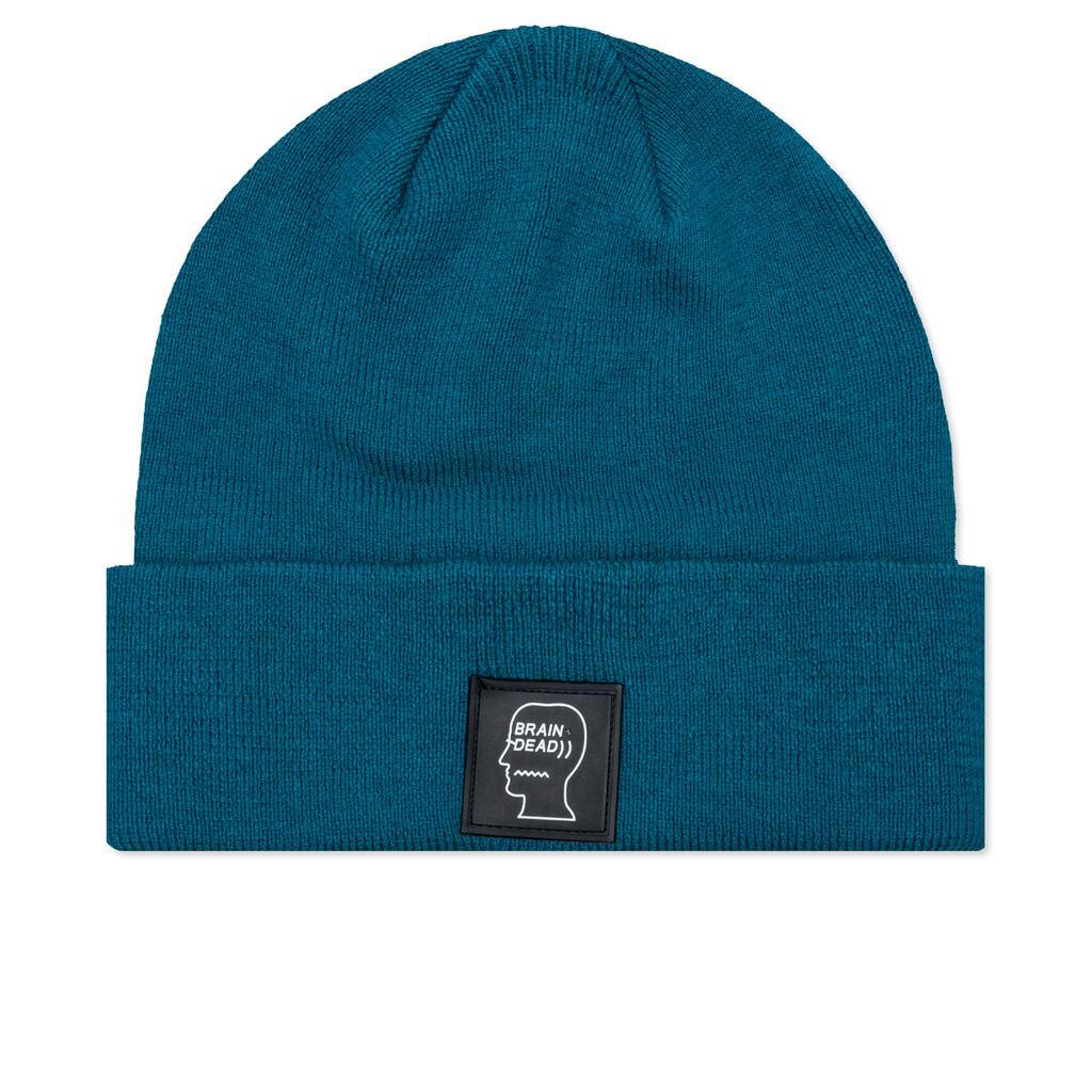 Logo Head Wool Beanie - Mallard Green Male product image