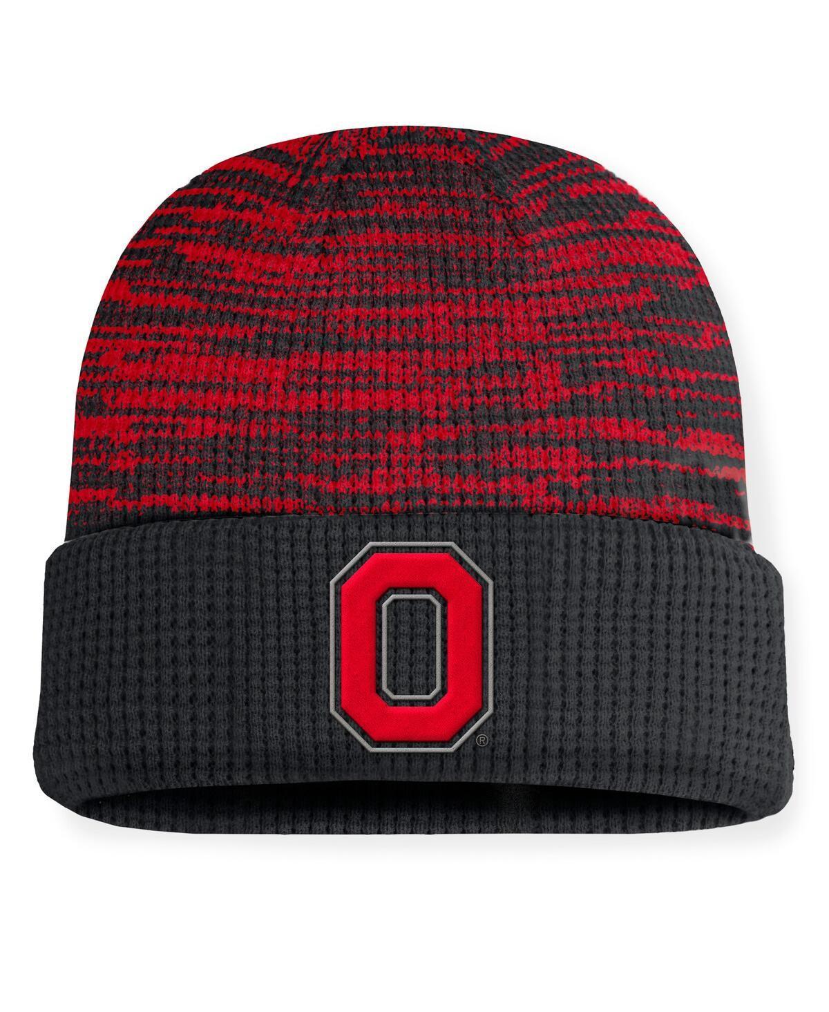 Mens Nike /Scarlet Ohio State Buckeyes Primetime Terra Cuffed Knit Hat Product Image