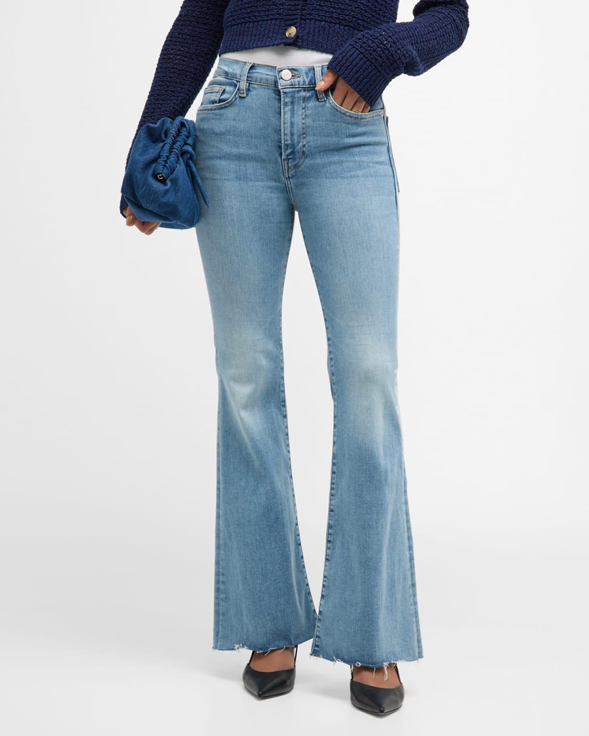 Womens Le Easy Flare Stretch Jeans Product Image