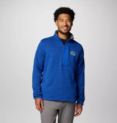 Columbia Men's Collegiate Sweater Weather Fleece Half Zip Pullover - Florida- Product Image