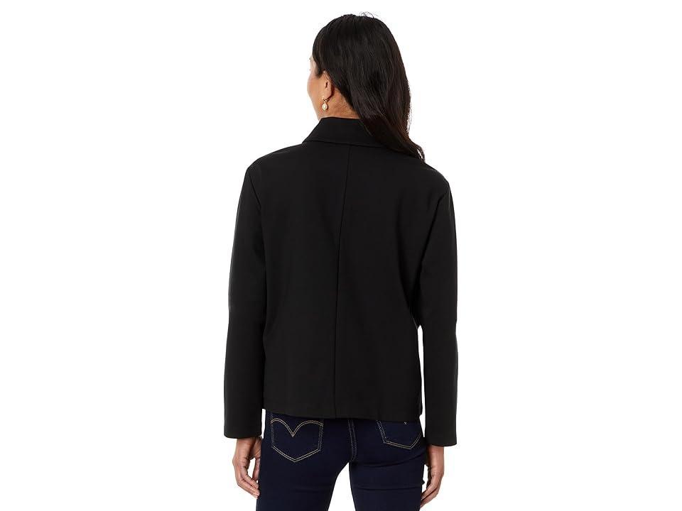 Zip-Front Washable Flex Ponte Jacket Product Image