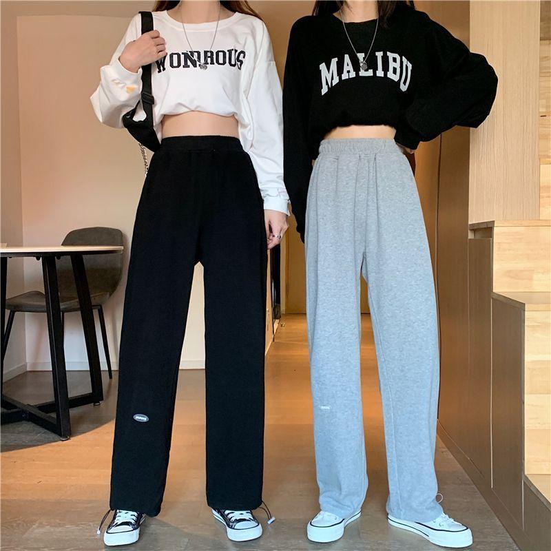 Lettering Jogger Sweatpants Product Image